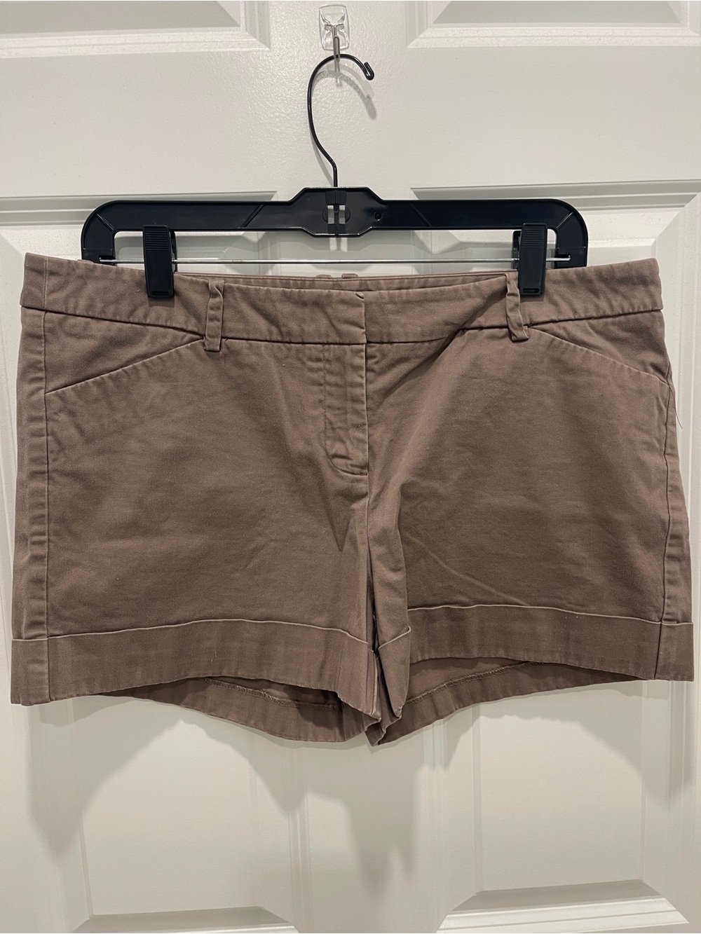 Massimo Women's Short Shorts in Taupe Brown